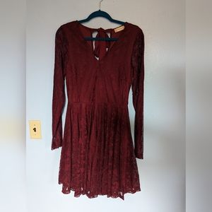 Long Sleeve Lace Dress